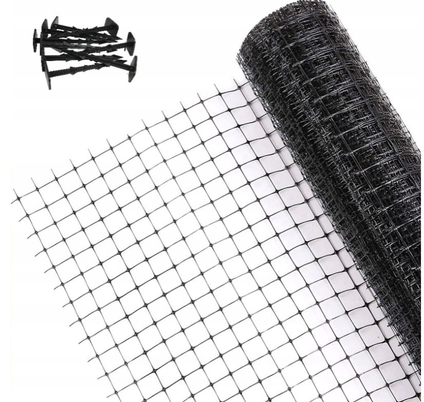 Iznimno jaka mrežica protiv krtica 33 g/m² + 100 besplatnih pribadača