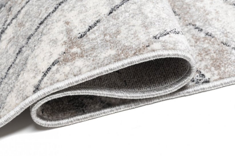 Moderan bež tepih s motivom nježnog lišća - Veličina: Širina: 120 cm | Duljina: 170 cm