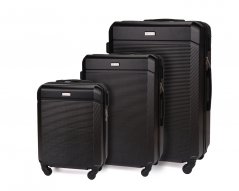 Komplet potovalnih kovčkov STL945 črne barve