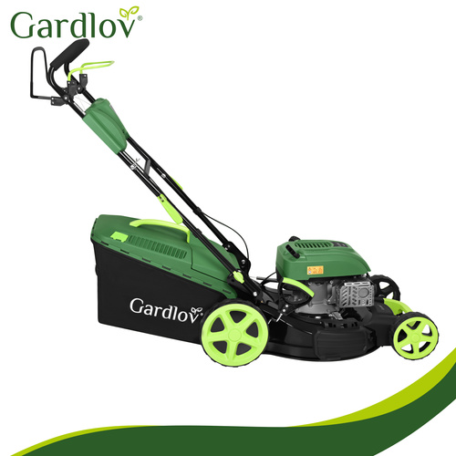 Benzínová sekačka na trávu GARDLOV DriveXPro 196 cm³ - dosah 51 cm, koš 60 l