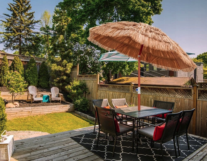 Havajský záhradný a plážový slnečník