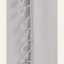 Világosszürke Lara függöny ezüst karikákon, rojtokkal 140 x 280 cm