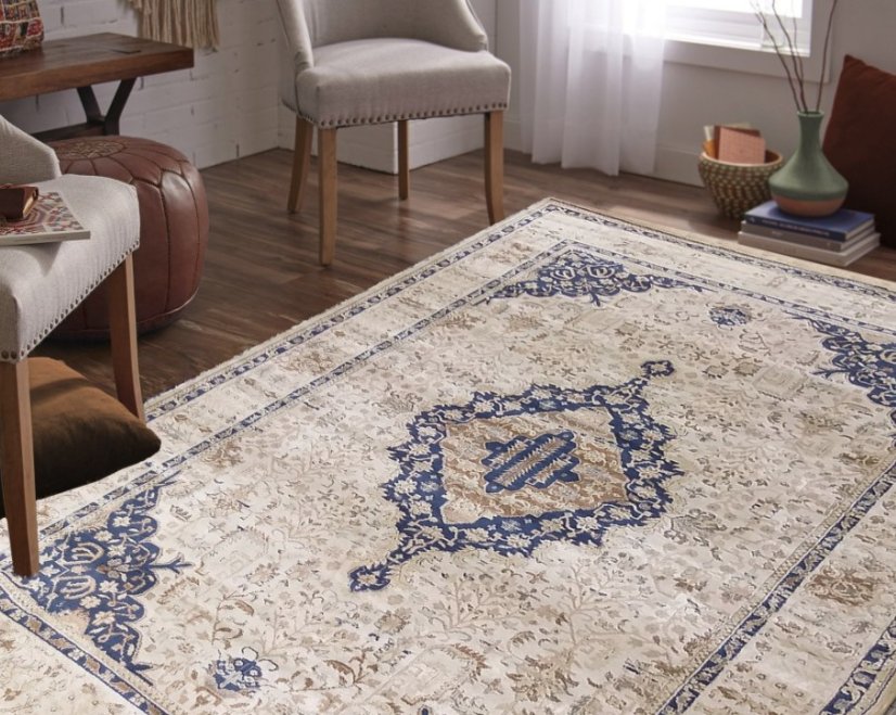 Vintage szőnyeg modern mintával - Méret: Szélesség: 200 cm | Hossz: 290 cm