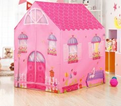 Tenda per bambini con il design di una casa di Barbie
