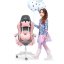 Dětská hrací židle Rainbow šedá - růžová