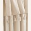 Krémový záves Astoria so strapcami na riasiacej páske 140 x 280 cm