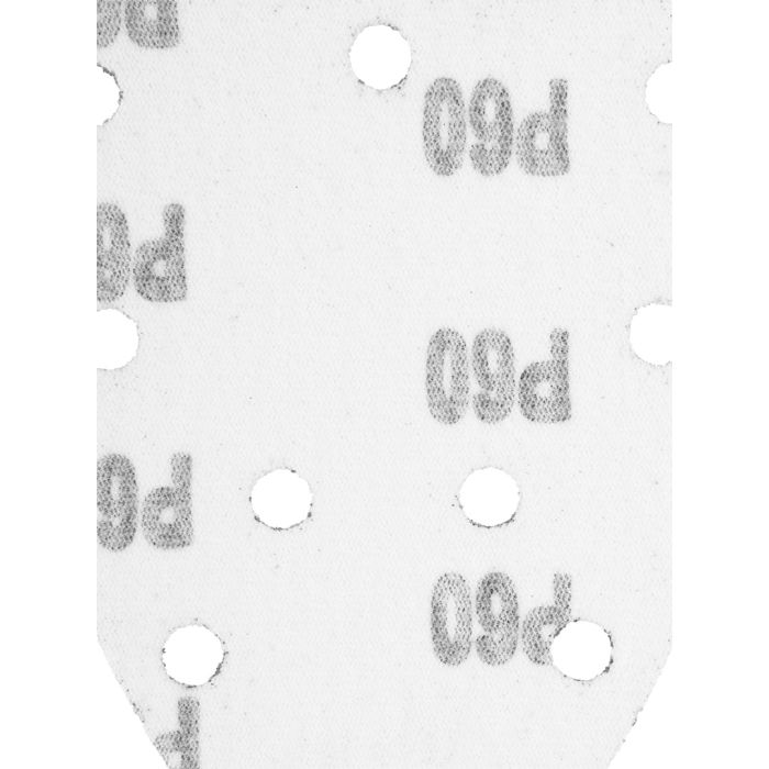 Brúsny papier na suchý zips delta 140 x 140 x 80 mm, K60, 5 ks, s otvormi 54H010 GRAPHITE