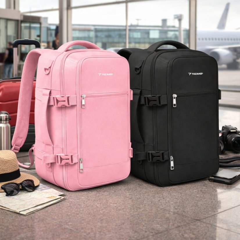 Utazási hátizsák repülőgépre - kézipoggyász 40 x 25 x 20 cm