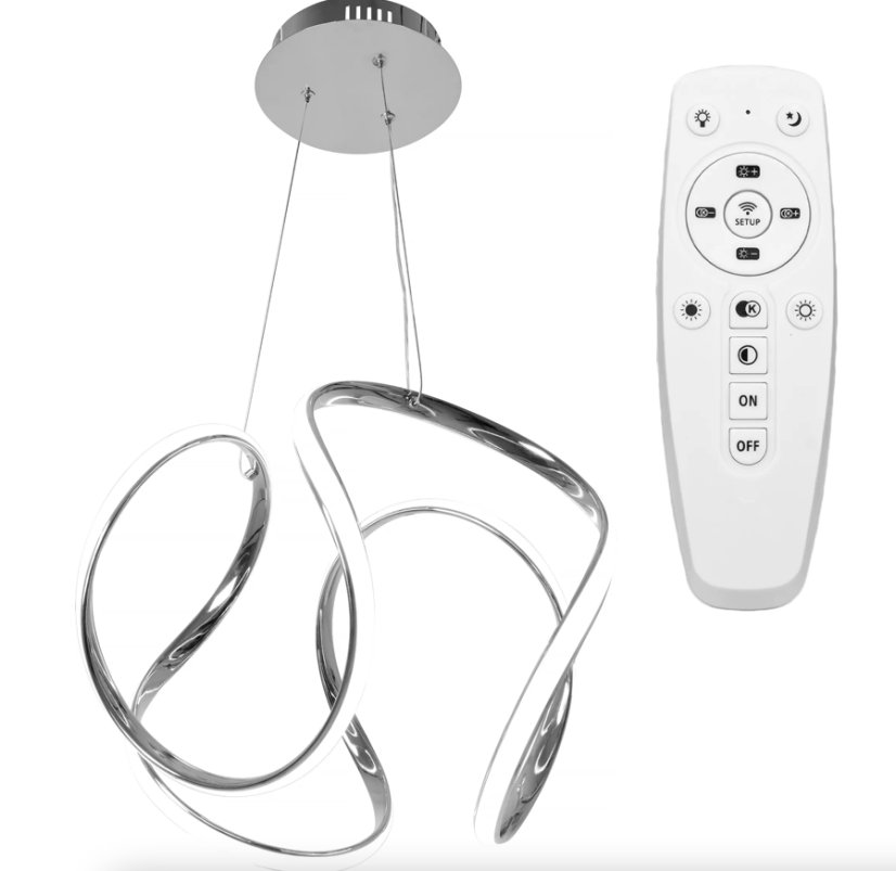 Elegantné moderné LED stropné svietidlo s diaľkovým ovládaním