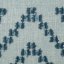 Tmavě modrá stylová záclona se zavěšením na kruhy 140 x 250 cm
