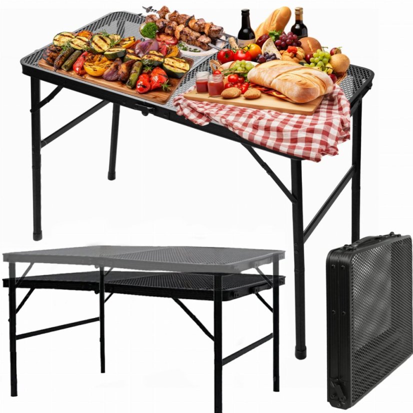 Skladací kempingový stôl – praktický a kompaktný