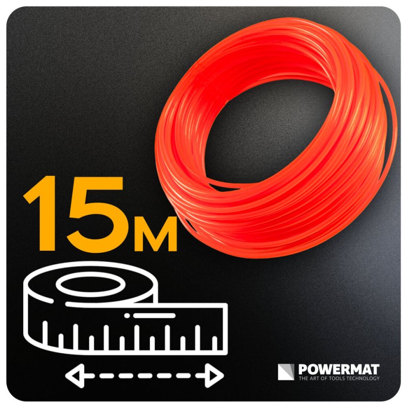 Fir pentru trimmer 1,6 mm 15 m