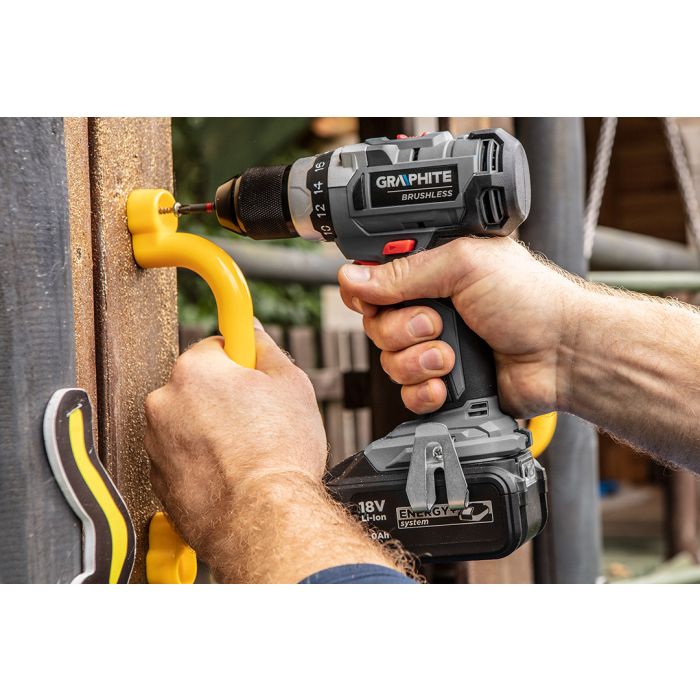 Aku vŕtačka Energy+ 18V 58G019-SET1 GRAPHITE