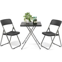 Set záhradného nábytku z technoratanu NAPOLI