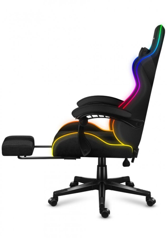 Kvalitní herní křeslo v černém provedení FORCE 4.7 RGB MESH