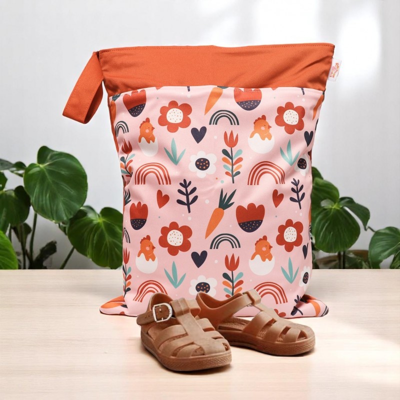 Nepremokavá taška do kočíka a škôlky 30x40 cm – vzor líška