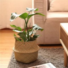 Gestrickter Korb aus Bambus - 32 cm