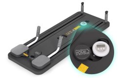 Multifunktionales Pilates Board - Trainingsboard mit Expandern, Griffen und LCD-Display