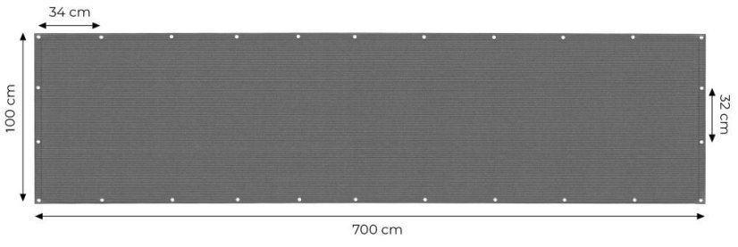 HDPE balcon ecran cu plasă - ecran de protecție pentru balcon și gard