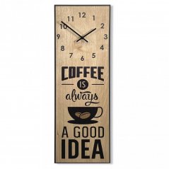 Модерен дървен кухненски часовник Кафе идея