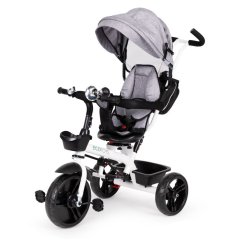 Sivi okretni tricikl s nadstrešnicom ECOTOYS