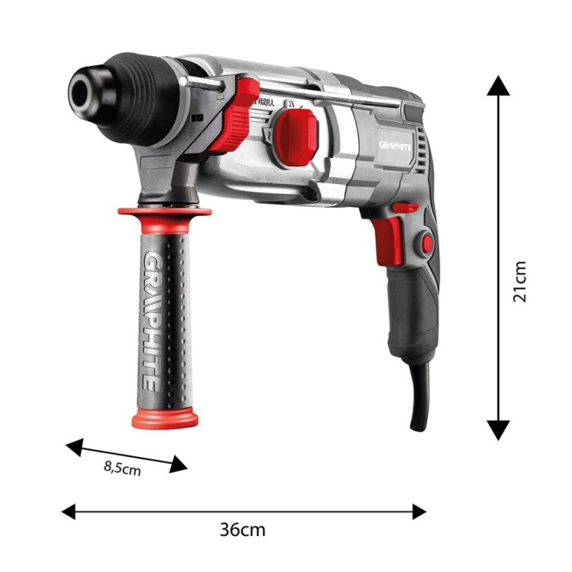 Schlagbohrmaschine SDS+ 710 W im Koffer
