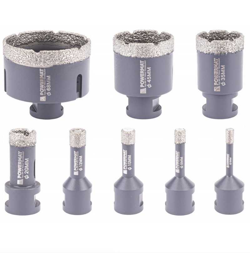 Sada diamantových bitov (8ks) M14 PM-ZOD-9T