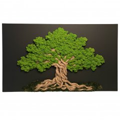 Slikarstvo iz mahu Drevo življenja 60 x 120 cm