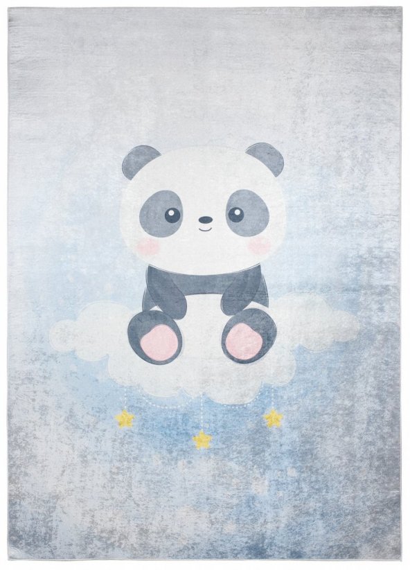 Dětský koberec s roztomilou pandou na obláčku - Rozměr koberce: Šířka: 160 cm | Délka: 220 cm