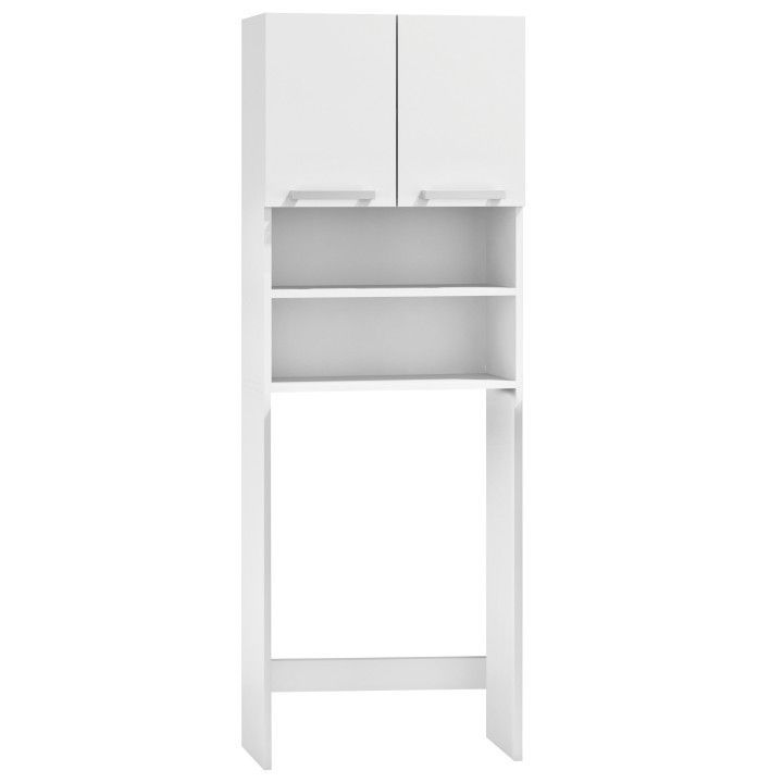 Mobile da bagno sopra la lavatrice - bianco