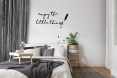 Adesivo murale ENJOY THE LITTLE THINGS (GODERE DELLE PICCOLE COSE)