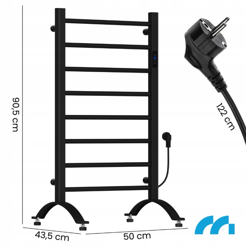 Elektromos fürdőszobai radiátor MALTEC 200 W