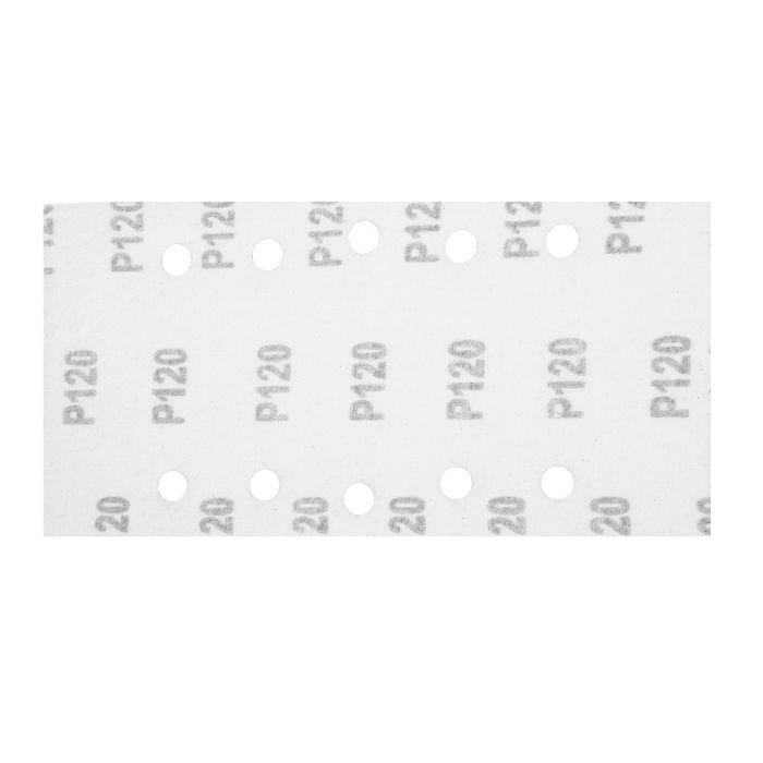 Carta vetrata velcrata 115 x 230 mm, K120, 5 pezzi, con fori 54H005 GRAFIT