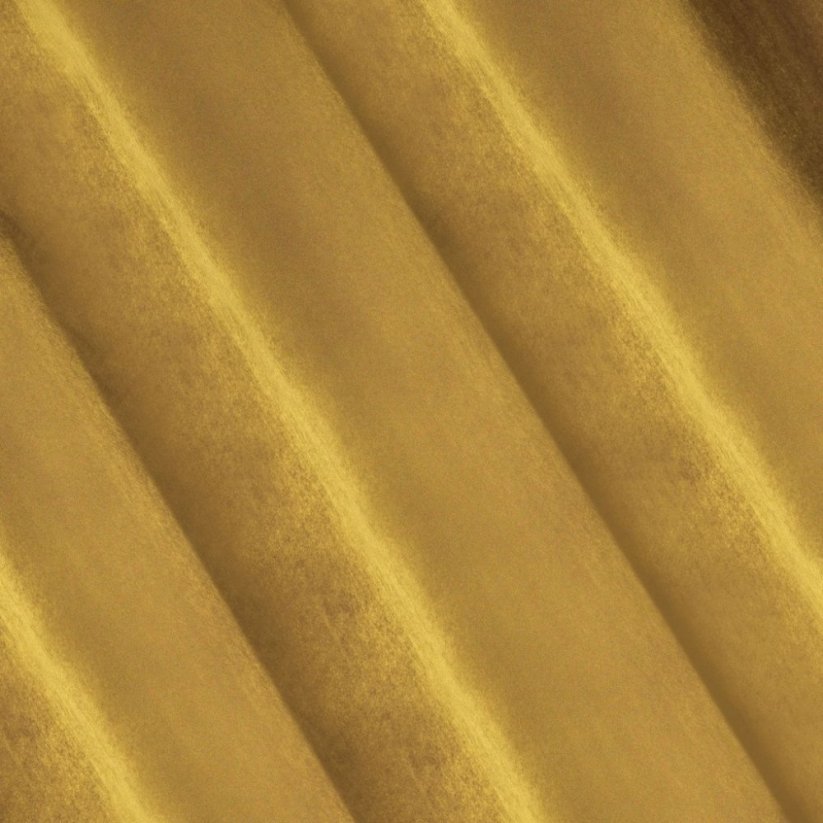 Luxus aranysárga bársonyfüggöny hosszú