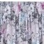 Perdea florală de culoare mov cu panglică 140 x 270 cm