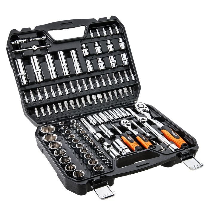 Profesionální gola sada 1/2" a 1/4" 110 ks, CrV 08-666 NEO
