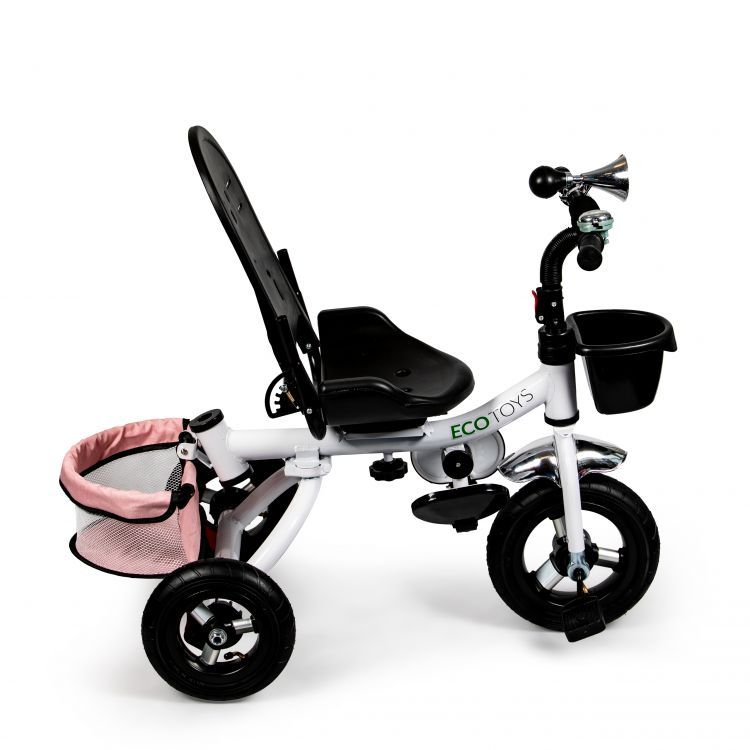 Dětská růžová balanční tříkolka, kolo ECOTOYS