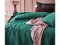 Cuvertură de pat frumoasă matlasată verde închis 220 x 240 cm