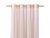 Ružová záclona so zavesením na kruhy 140 x 250 cm