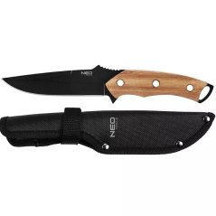 Coltello da esterno con manico in bambù 25 cm