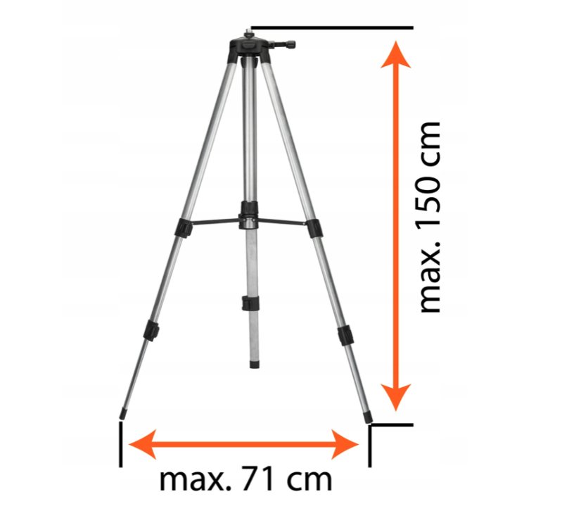 Stativ für Lasergeräte / Wasserwaage 1,5 m