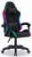 Gaming-Stuhl HC-1000 Schwarz LED RGB Stoff