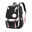Ergonomischer Schulrucksack für Jugendliche - rosa-schwarz