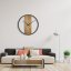 Runde Eichenuhr LOFT 3D