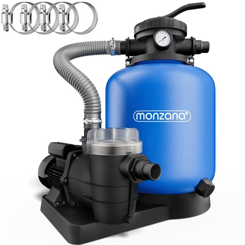 Filtrare cu nisip pentru piscină SF110K 13 200 l/h cu pre-filtru