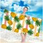 Strandtuch mit Ananasmuster, 100 x 180 cm