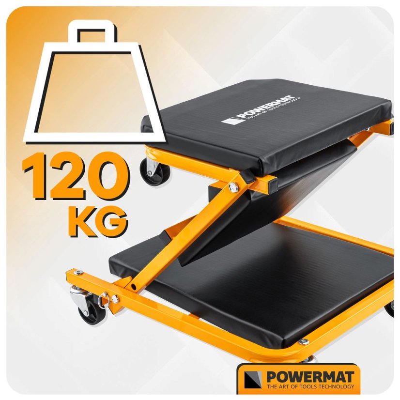Ergonómikus műhelyfotel és szék 2in1 - 150 kg
