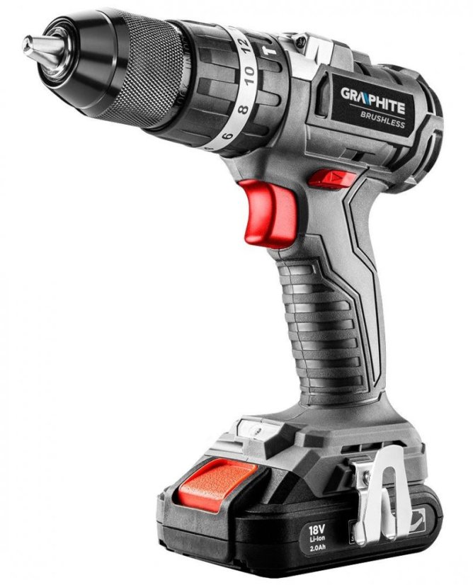 Акумулаторен винтоверт с ударна функция Energy 58G020 GRAPHITE