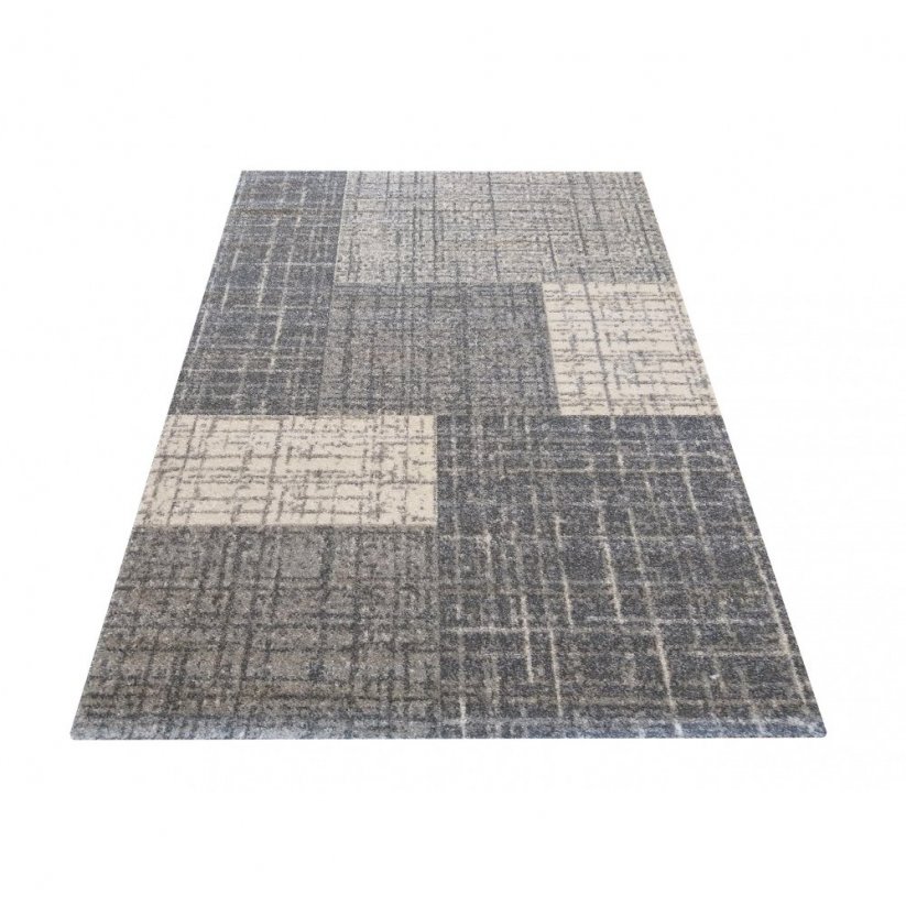 Univerzální moderní koberec šedé barvy - Rozměr koberce: Šířka: 80 cm | Délka: 150 cm