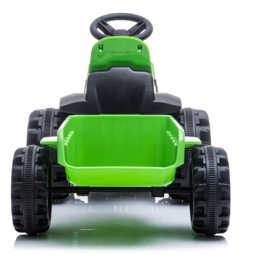 Detský elektrický traktor s prívesom